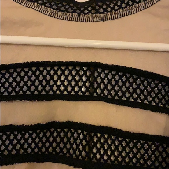 Black mesh and lace dressy jacket - Picture 5 of 8